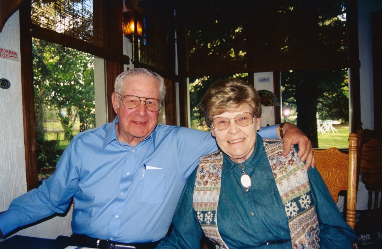 Keith and Betsy with Merle